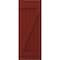 Ekena Millwork Americraft 6-Board (2 Batten) Wood Joined Board-n-Batten Shutters w/ Z-Bar, ARW102BB621X77MRH, PR ARW102BB621X77MRH - alternate 2